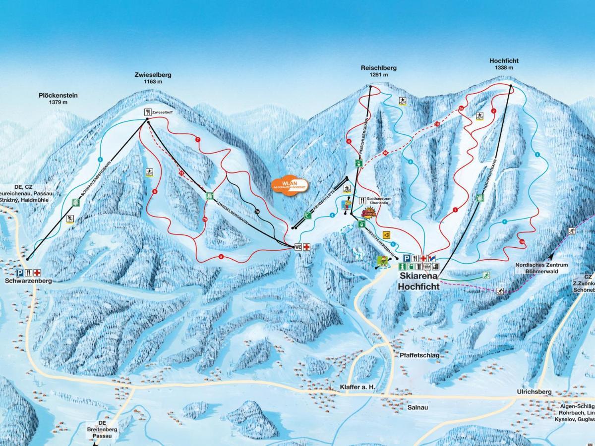 뉴라이체나우 Panorama Bayerwald 아파트 외부 사진