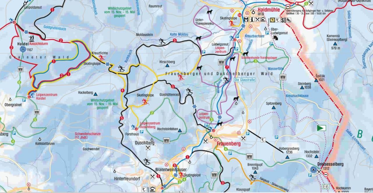 뉴라이체나우 Panorama Bayerwald 아파트 외부 사진